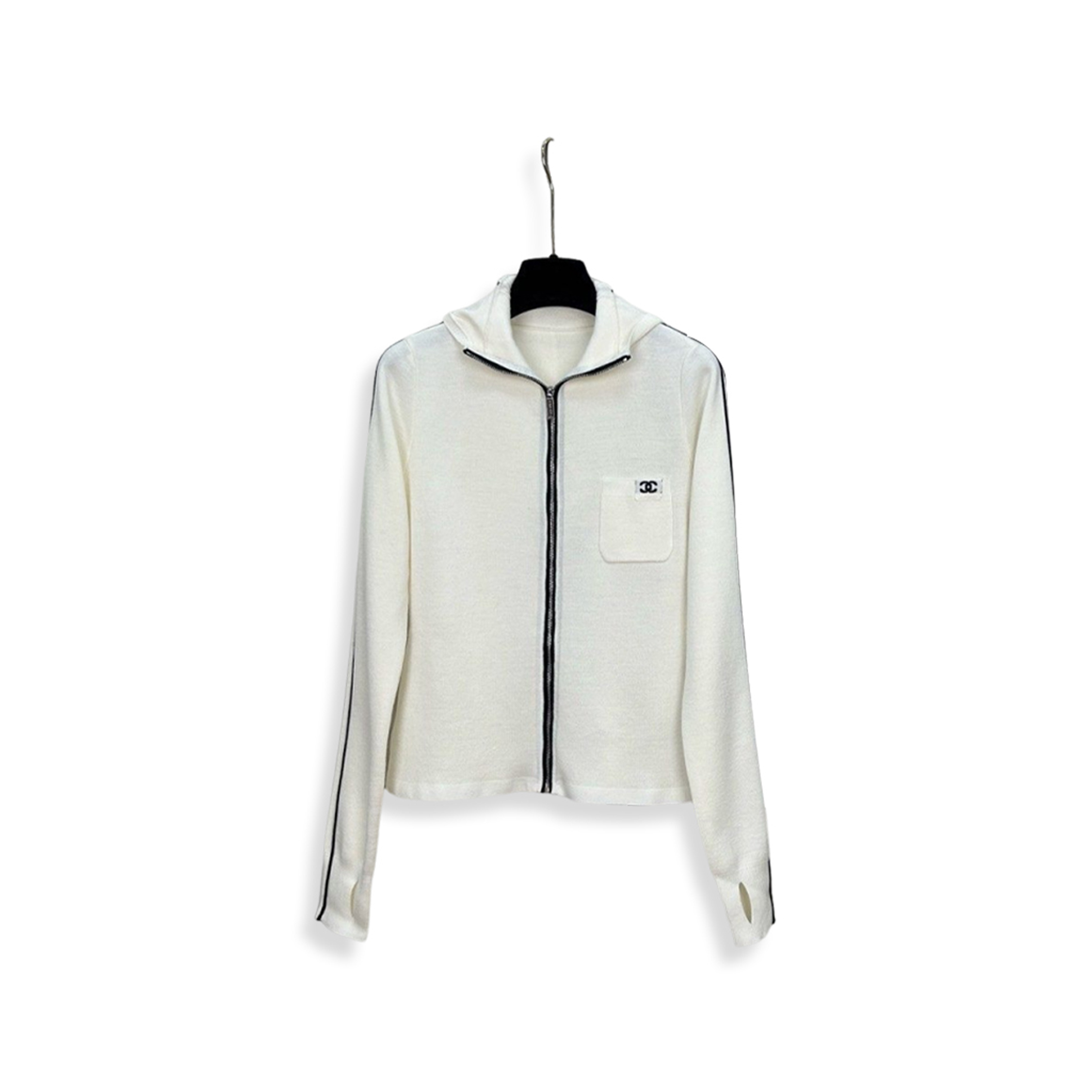 Ch**el 25n coconege hooded zip-up